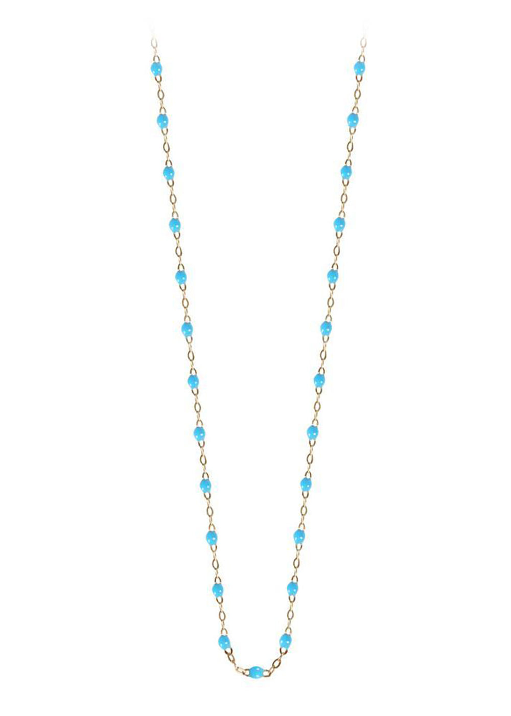 gigiCLOZEAU Jewlery - classic gigi necklace turquoise |18k gold